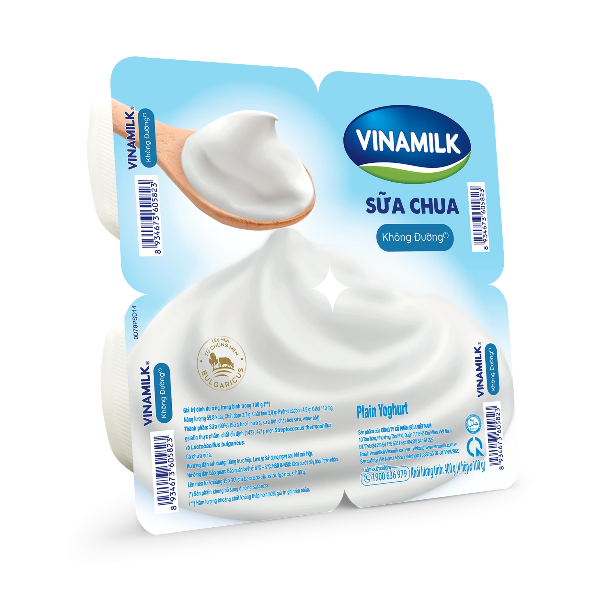 Sữa chua không đường Vinamilk