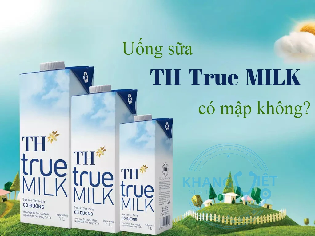 Uống sữa TH True Milk có tăng cân không?