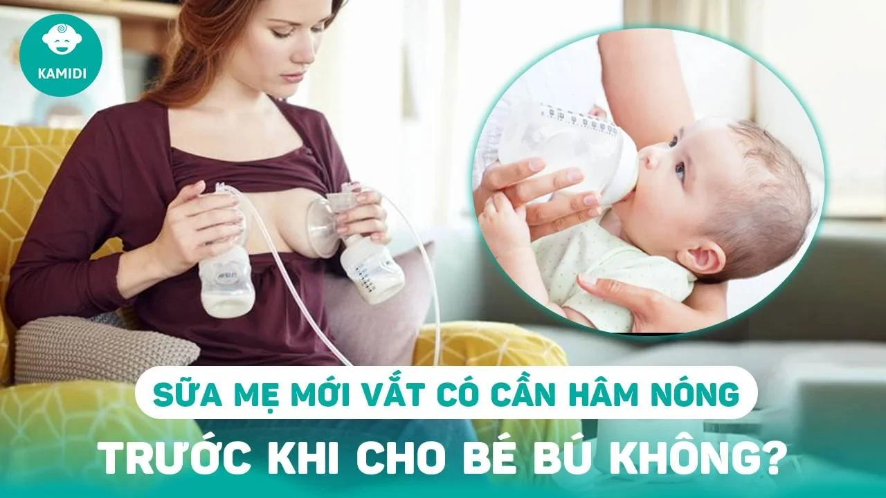 Hâm nóng sữa mẹ