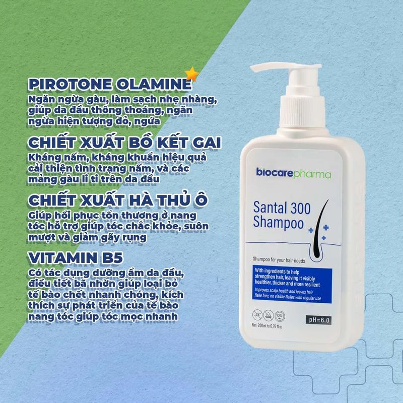 Dầu gội Santal Bio Care