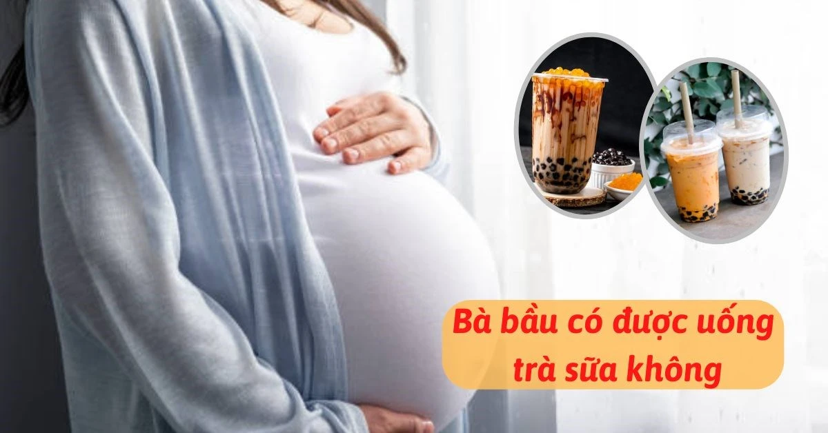 Bà bầu nên uống nước ép thay vì trà sữa