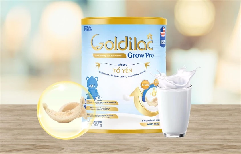 Sữa non tổ yến Goldilac Grow