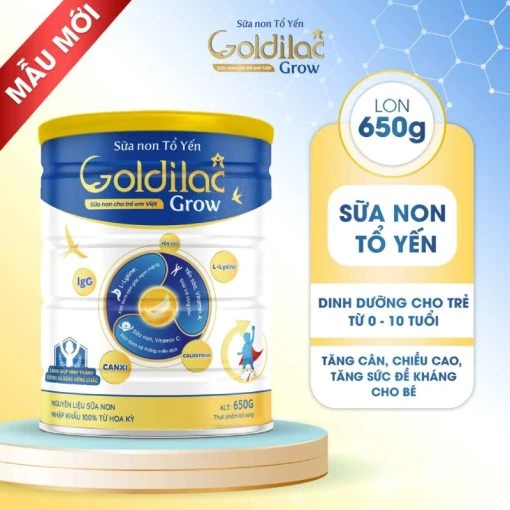 Sữa Goldilac Grow 650g