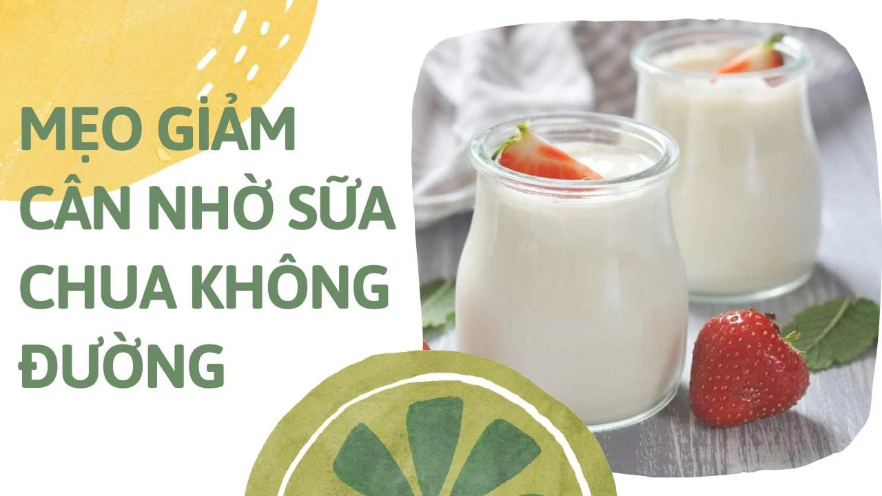 Một hũ sữa chua không đường