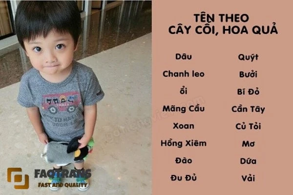 Gợi ý tên ở nhà cho bé trai