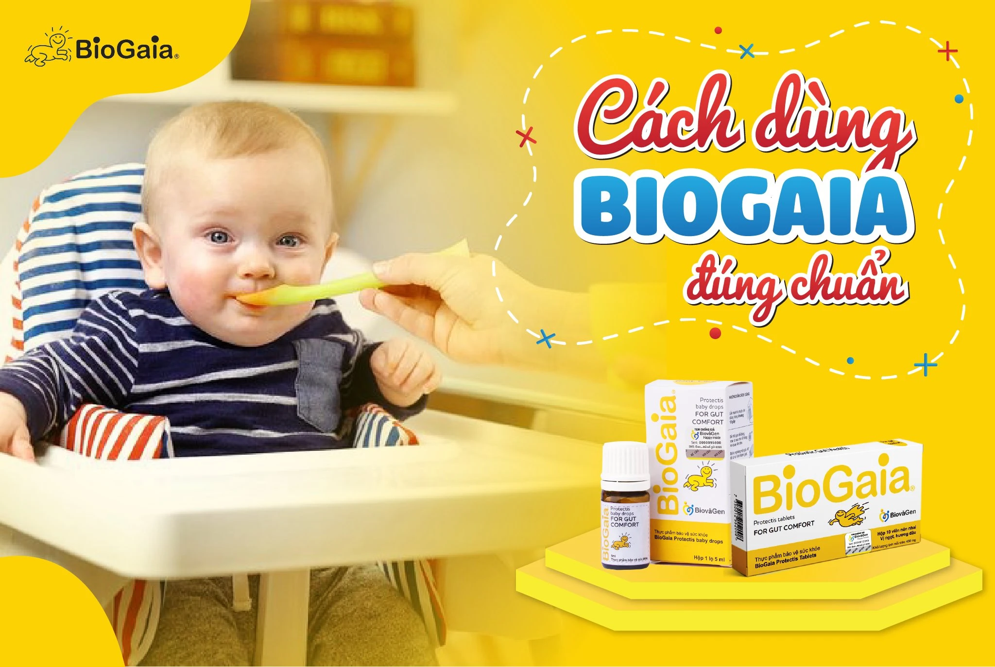 Hướng dẫn sử dụng Biogaia