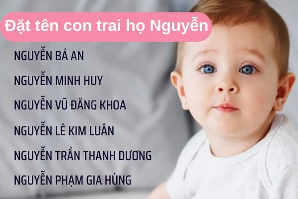 Bé trai đáng yêu