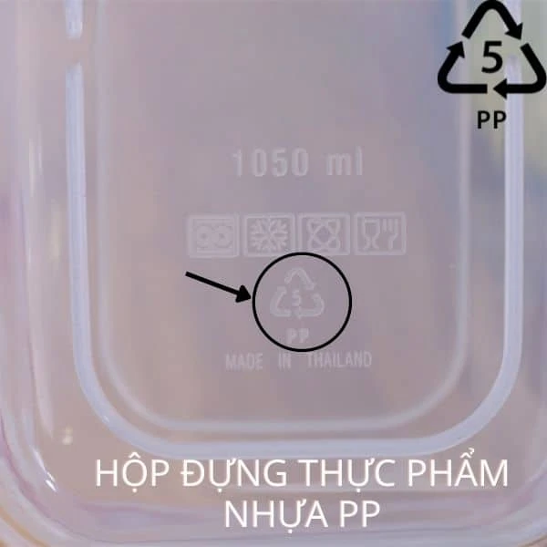 Ứng dụng nhựa PP trong thực phẩm