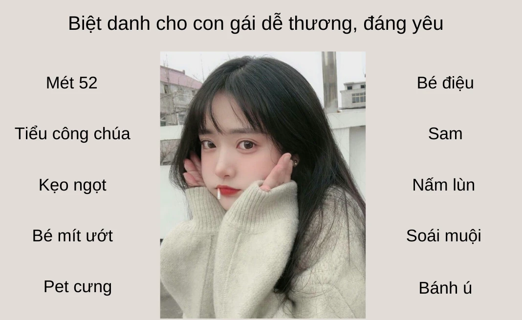 Biệt danh cho con gái cá tính