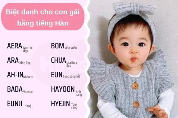 Biệt danh cho con gái dễ thương