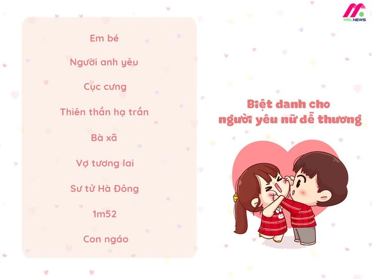 Biệt danh cho người yêu