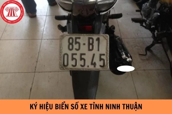 Biển số xe định danh Ninh Thuận