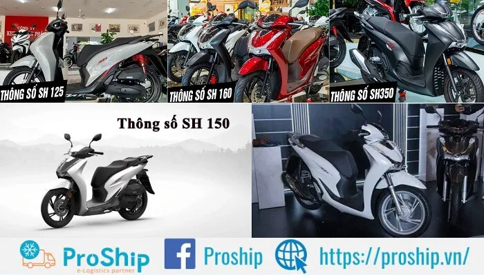 Mức tiêu hao nhiên liệu của SH 125i, 150i, 160i, 350i bao nhiêu?