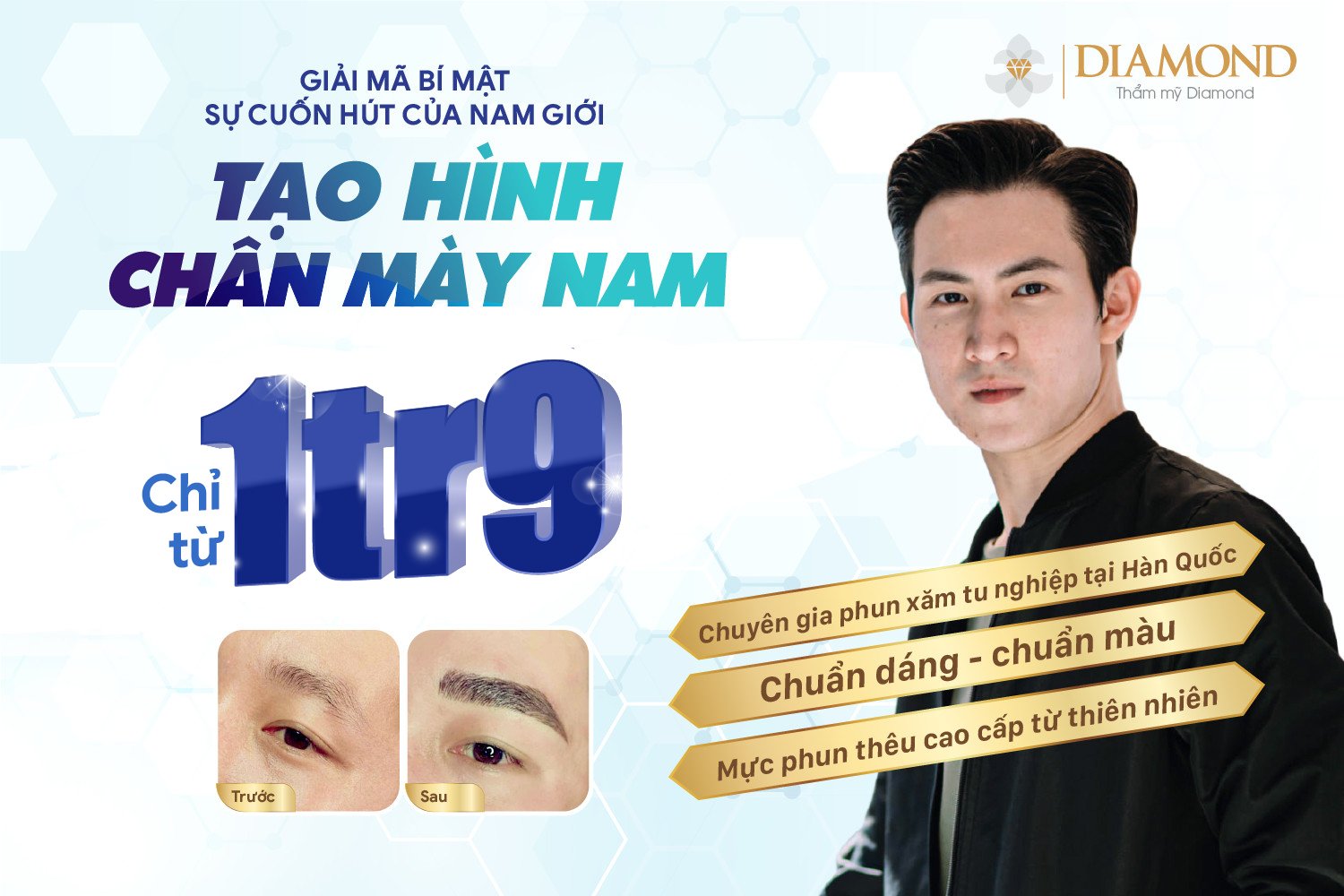 Thẩm Mỹ Tạo Hình Chân Mày Nam