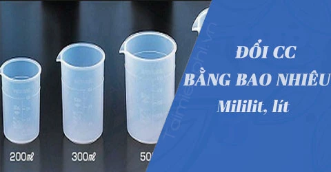 10cc bằng bao nhiêu ml trong kỹ thuật y tế