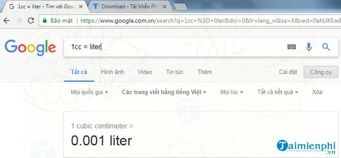 1cc bằng bao nhiêu ml, lít