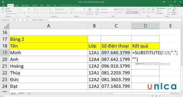 Cách bỏ dấu chấm trong excel mà không phải ai cũng biết