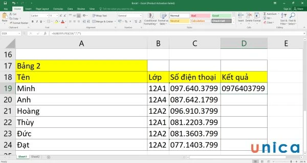 Cách bỏ dấu chấm trong excel mà không phải ai cũng biết