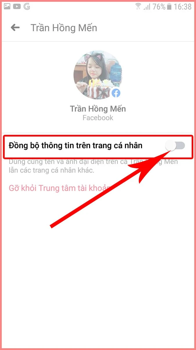 Cách tắt đồng bộ ảnh avatar Instagram và Facebook