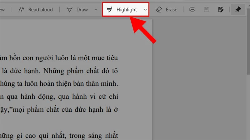 Hướng dẫn tô màu tài liệu highlight text trong file PDF