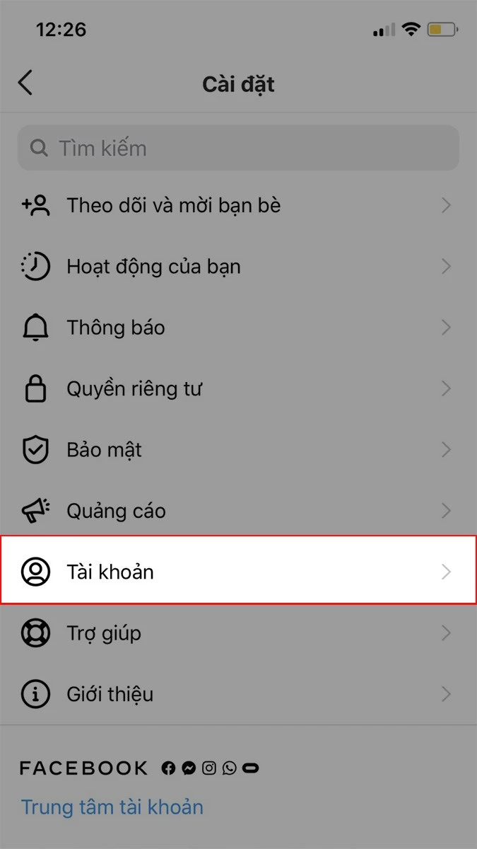 Cách hủy liên kết tài khoản Facebook với Instagram cực dễ