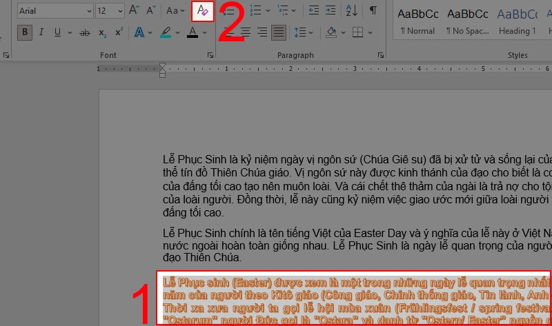 Cách đổi màu chữ trong Word 2007 2010 2013 2016 365 chi tiết nhất - Thegioididong.com