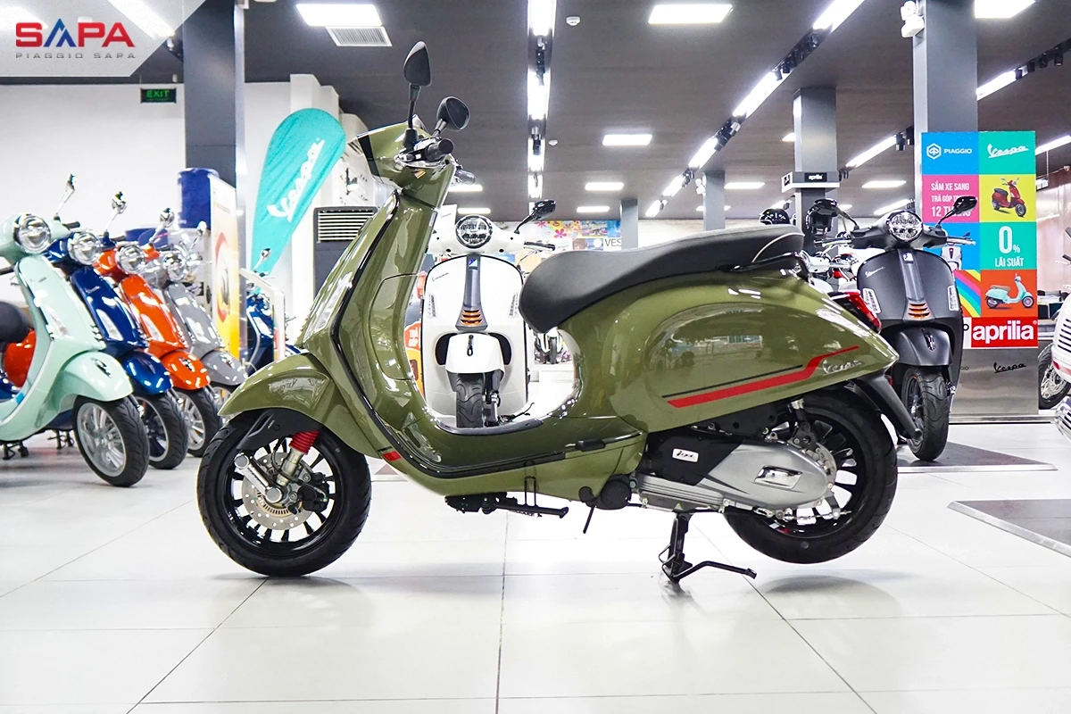 Vespa Sprint S 125 Xanh Lá | Phiên bản Vespa sprint mới nhất - Piaggio Sapa