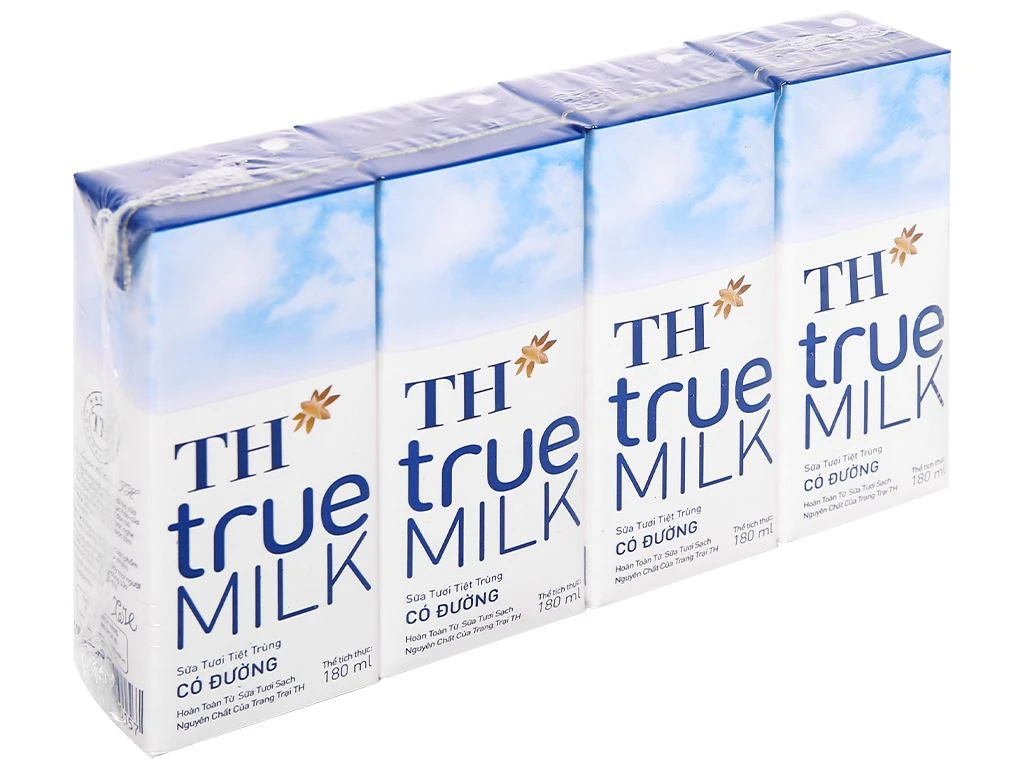 Giá sữa th true milk và lợi ích cho sức khỏe trẻ em
