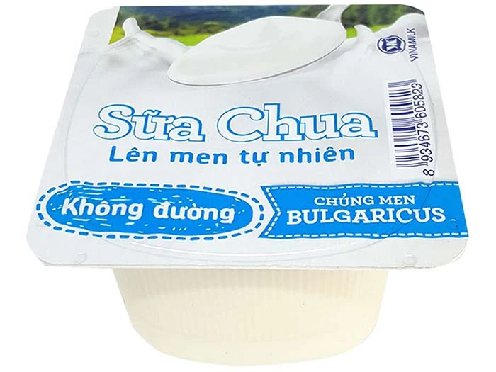 Hộp sữa chua không đường Vinamilk bao nhiêu calo