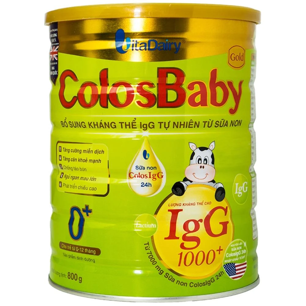 Lợi ích của sữa non cho trẻ sơ sinh trong giai đoạn đầu đời