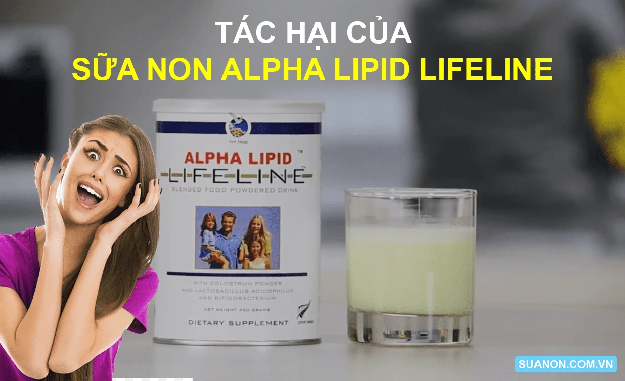 Tác hại của sữa non alpha lipid cần được biết đến