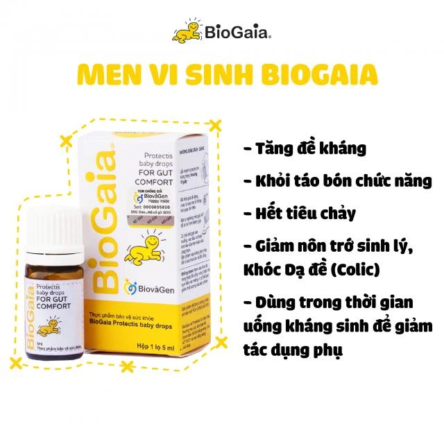 Có nên dùng BioGaia cho trẻ sơ sinh để hỗ trợ tiêu hóa?