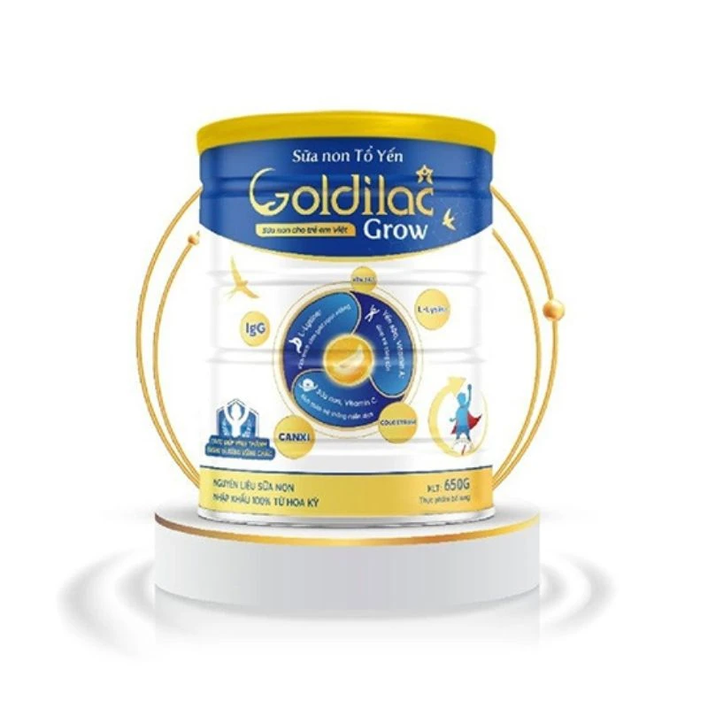 Tăng cường sức khỏe trẻ với goldilac grow hiệu quả
